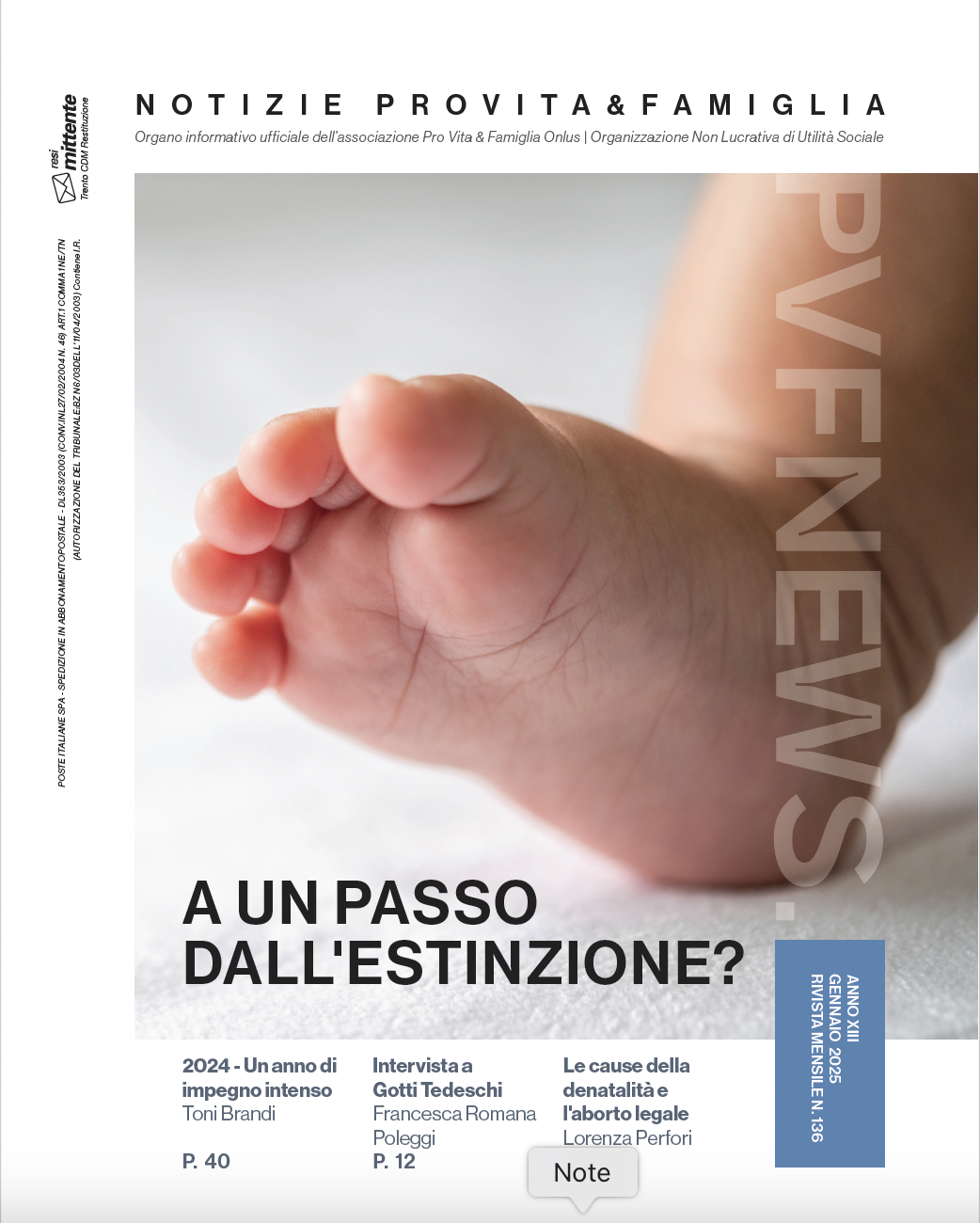 copertina NPVFNews gennaio 25